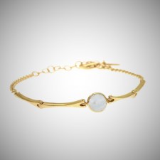 Bracelet-silver-925-yellow-gold-plated-with-moonstone
