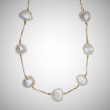Necklase-in-silver-925-yellow-gold-plated-with-pearls